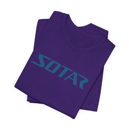 SOTAR Teal LOGO Graphic Tee - Unisex Casual T-Shirt, Everyday Outdoor