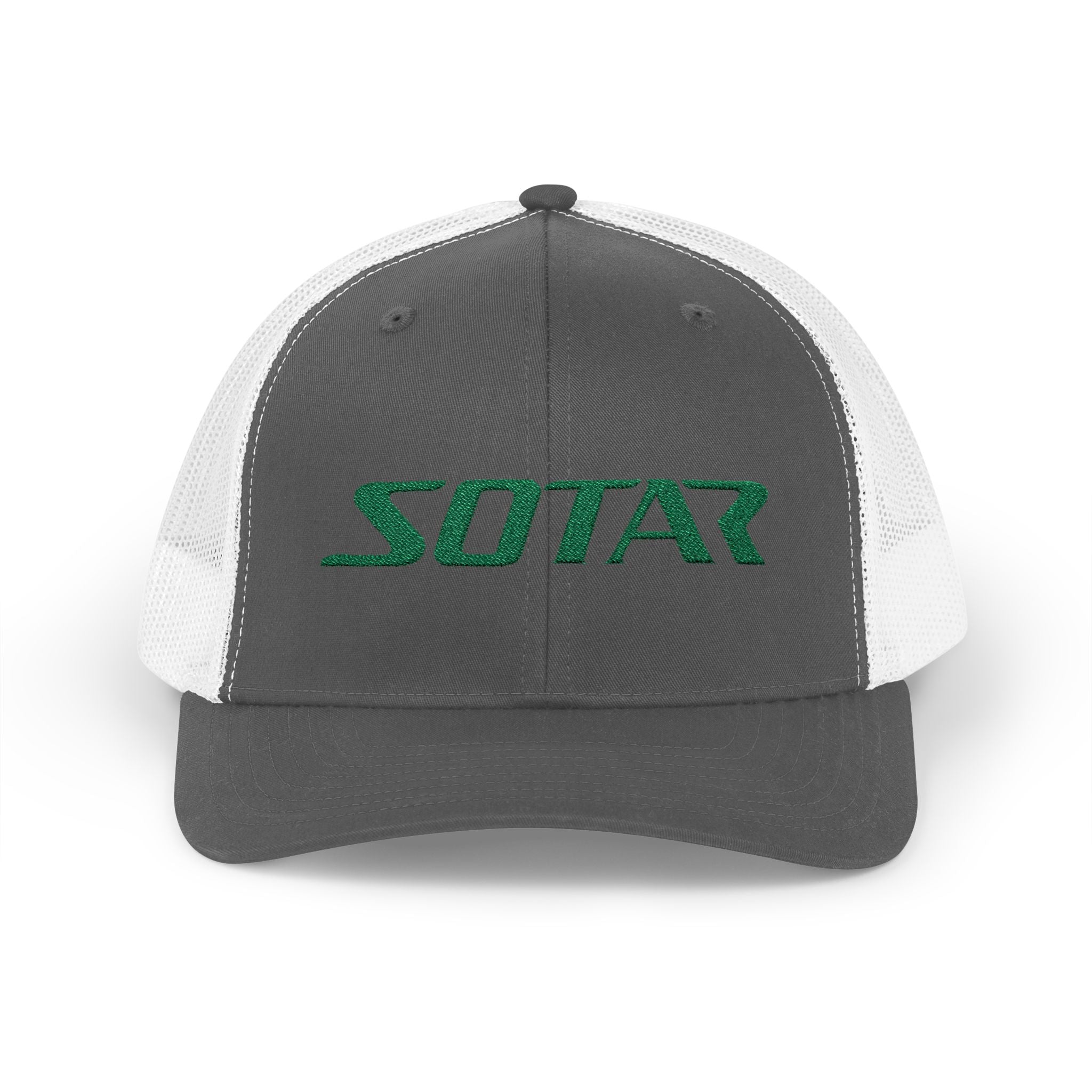 Snapback Trucker Cap - Green Logo