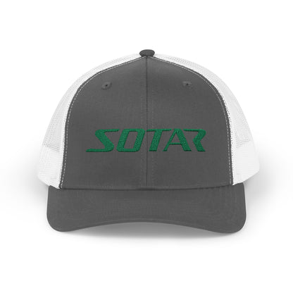 Snapback Trucker Cap - Green Logo
