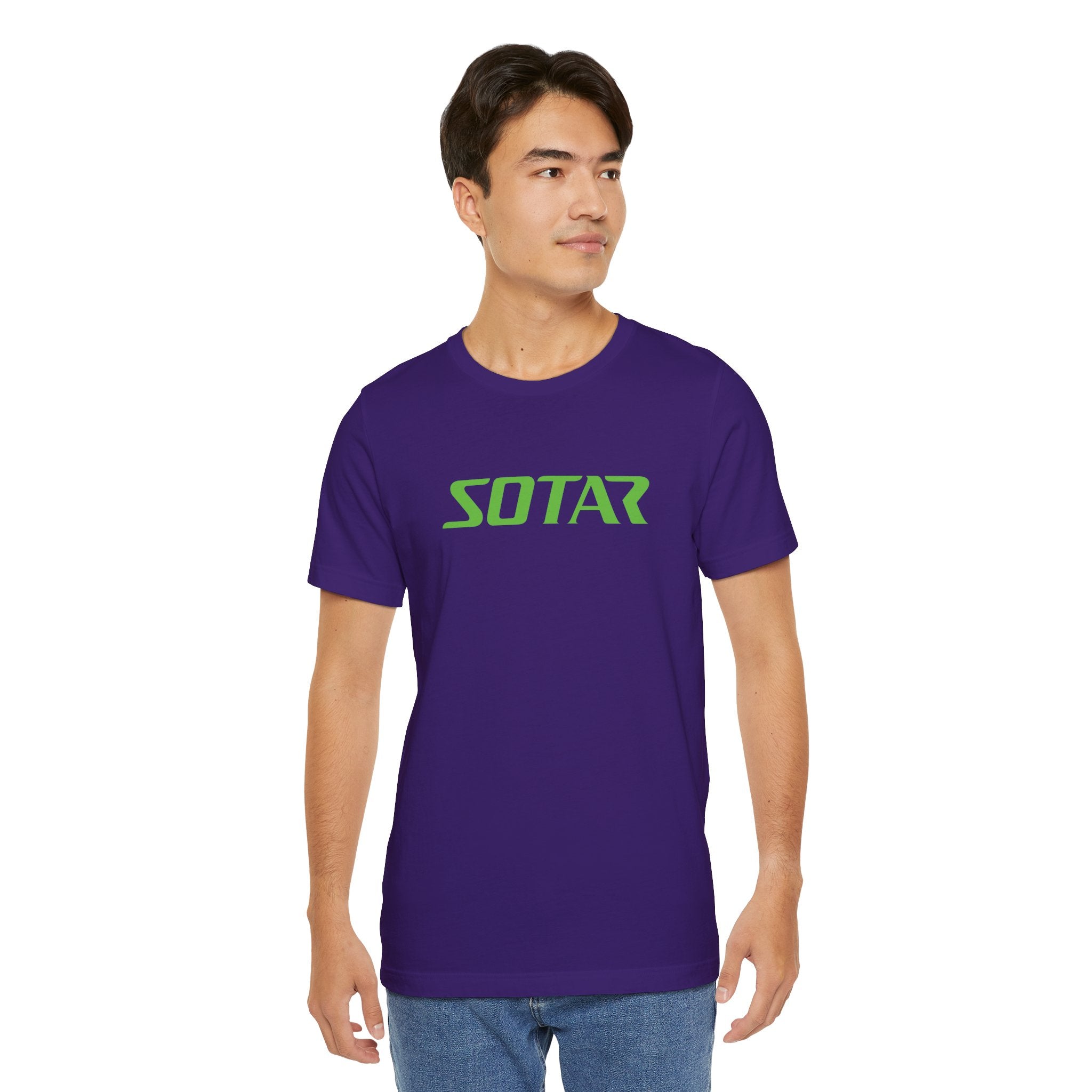 SOTAR Lime Green LOGO Graphic Tee - Unisex Casual T-Shirt, Everyday Outdoor