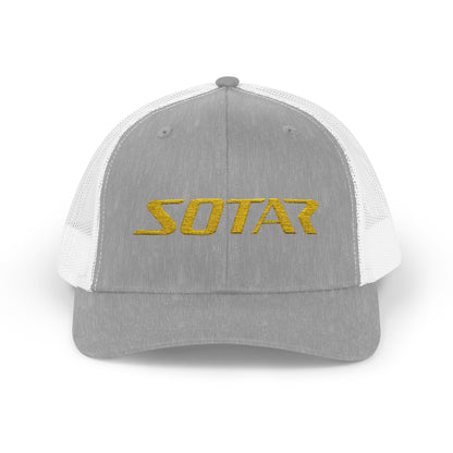Snapback Trucker Cap - Yellow Logo