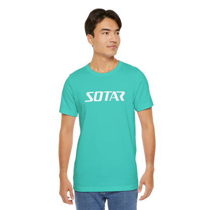 SOTAR White LOGO Graphic Tee - Unisex Casual T-Shirt, Everyday Outdoor