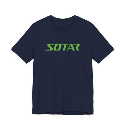 SOTAR Lime Green LOGO Graphic Tee - Unisex Casual T-Shirt, Everyday Outdoor