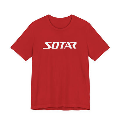 SOTAR White LOGO Graphic Tee - Unisex Casual T-Shirt, Everyday Outdoor