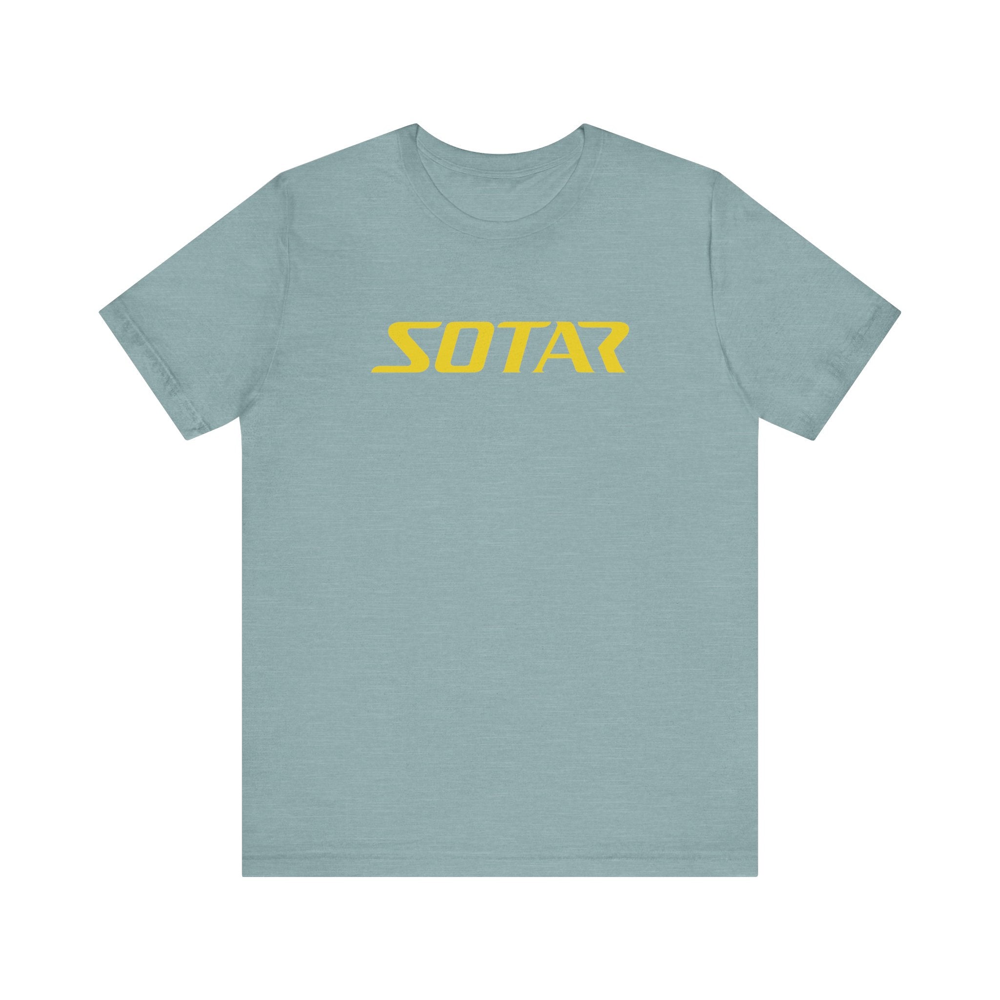 SOTAR Yellow LOGO Graphic Tee - Unisex Casual T-Shirt, Everyday Outdoor
