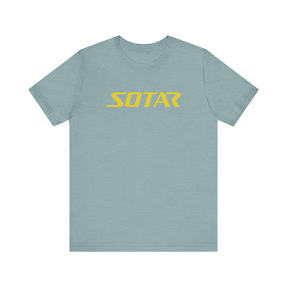 SOTAR Yellow LOGO Graphic Tee - Unisex Casual T-Shirt, Everyday Outdoor