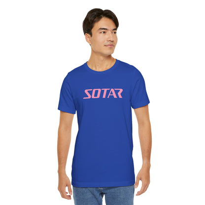 SOTAR Pink LOGO Graphic Tee - Unisex Casual T-Shirt, Everyday Outdoor