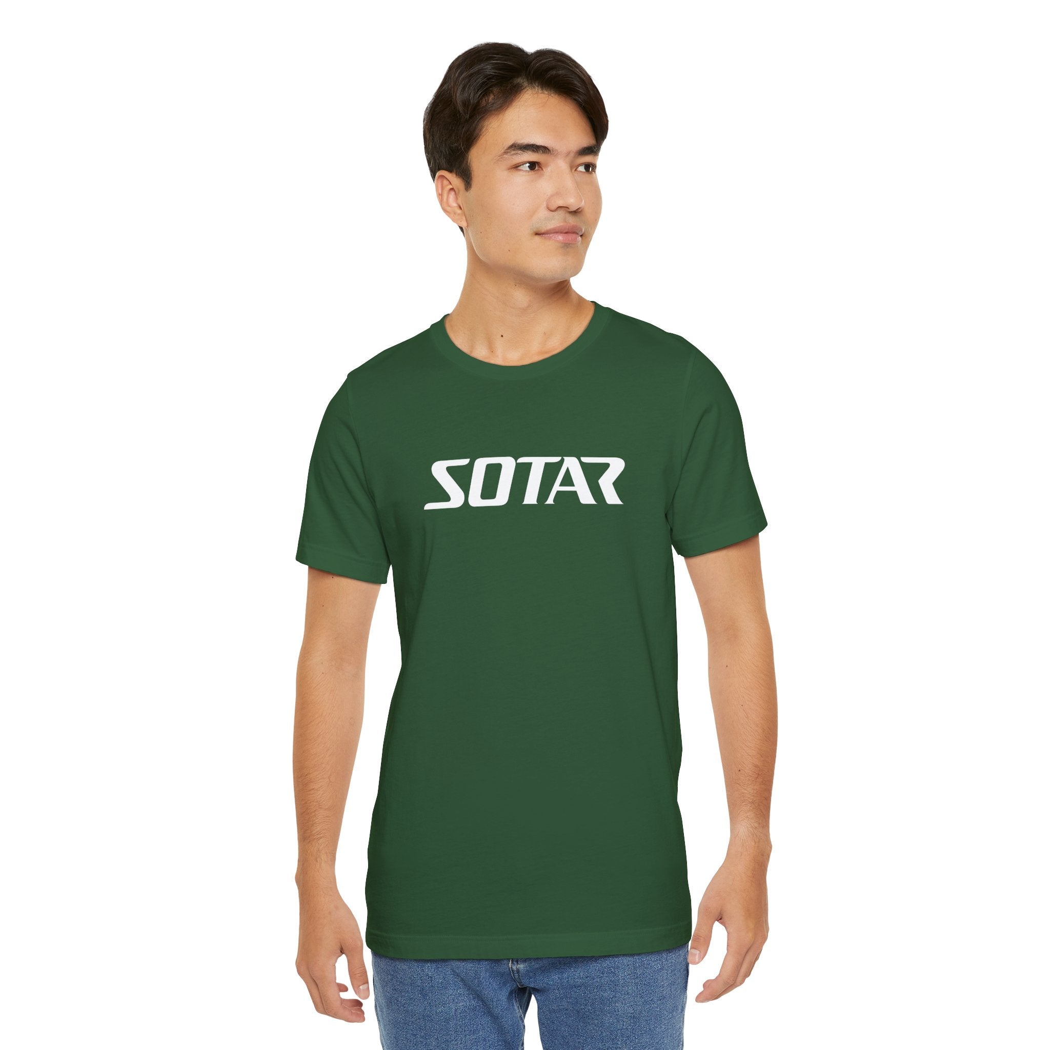 SOTAR White LOGO Graphic Tee - Unisex Casual T-Shirt, Everyday Outdoor