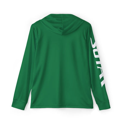 Green White SOTAR Men's UPF 50+ Sun Shirt