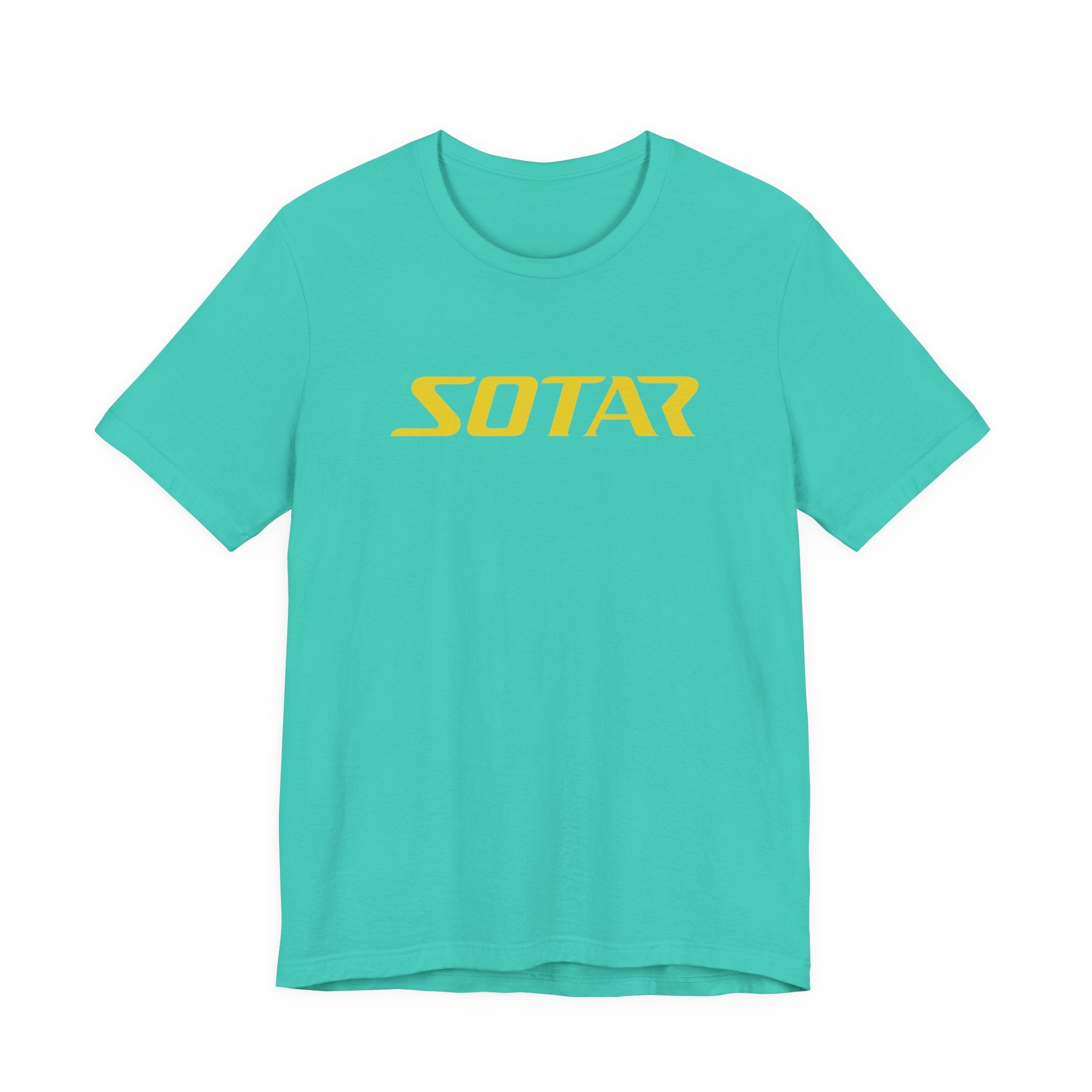 SOTAR Yellow LOGO Graphic Tee - Unisex Casual T-Shirt, Everyday Outdoor