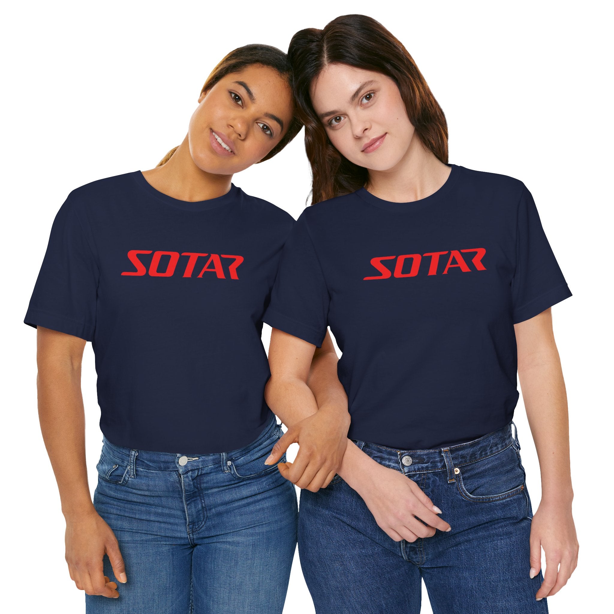 SOTAR Red LOGO Graphic Tee - Unisex Casual T-Shirt, Everyday Outdoor