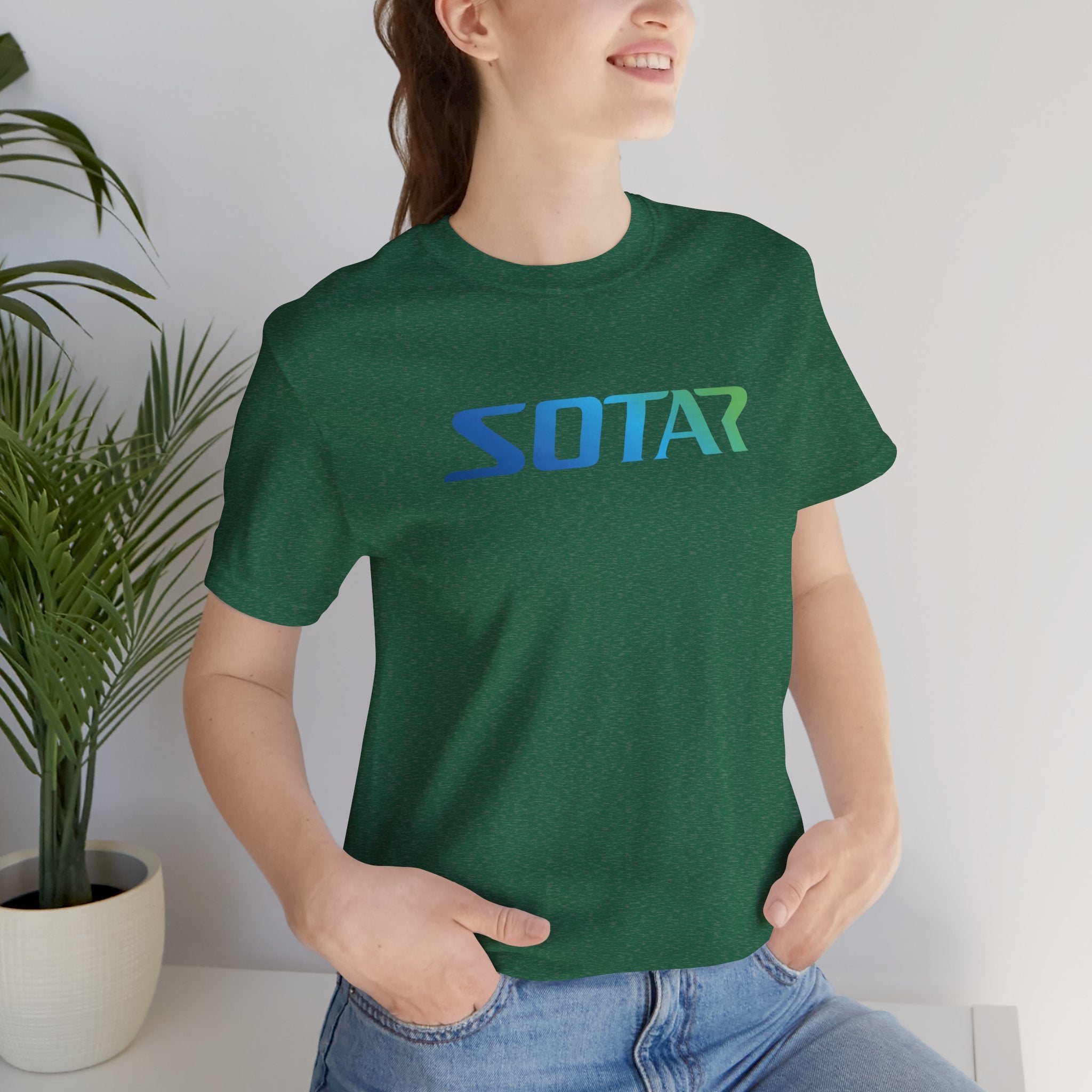 SOTAR Ocean LOGO Graphic Tee - Unisex Casual T-Shirt, Everyday Outdoor