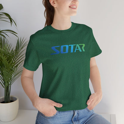 SOTAR Ocean LOGO Graphic Tee - Unisex Casual T-Shirt, Everyday Outdoor