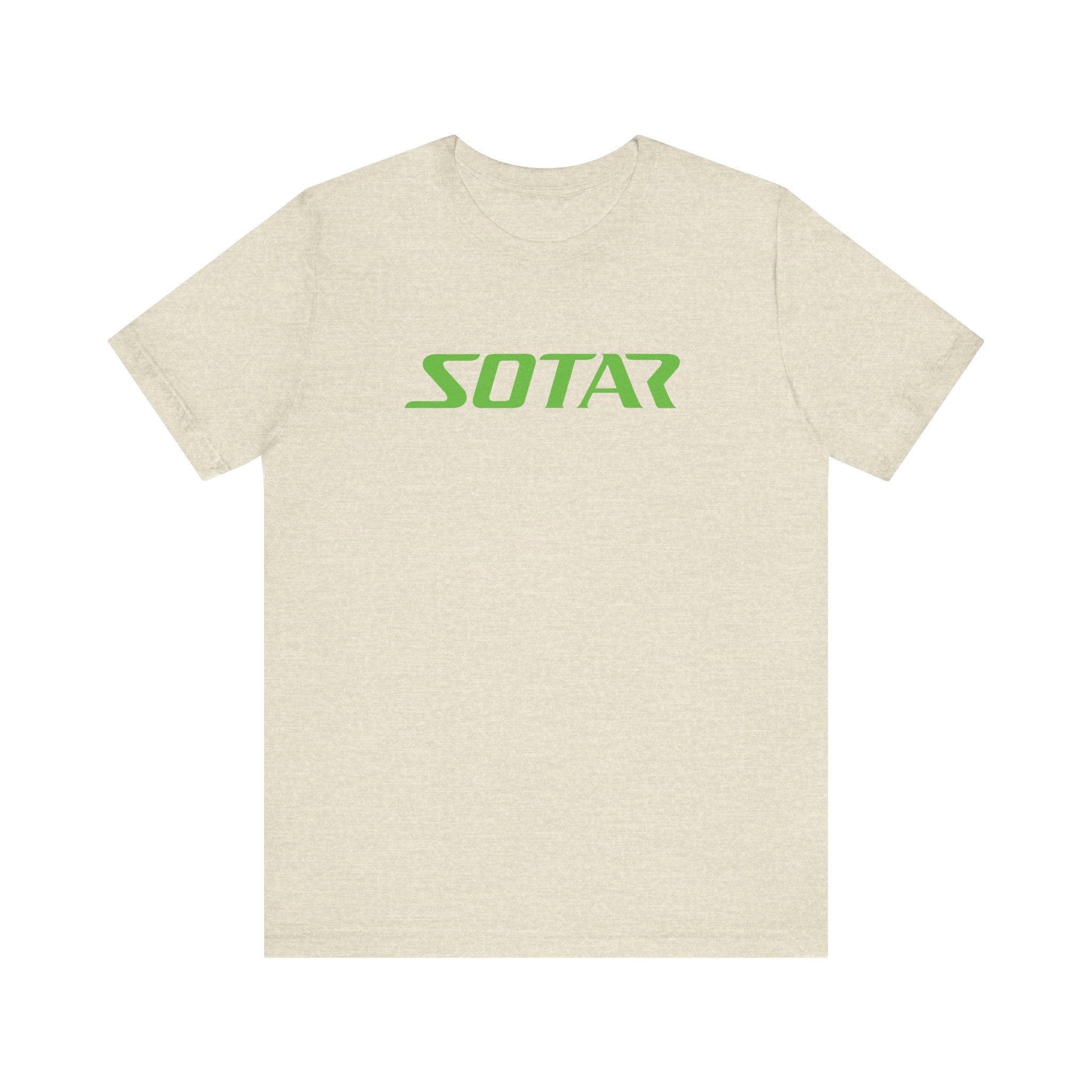 SOTAR Lime Green LOGO Graphic Tee - Unisex Casual T-Shirt, Everyday Outdoor