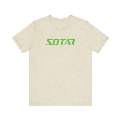 SOTAR Lime Green LOGO Graphic Tee - Unisex Casual T-Shirt, Everyday Outdoor