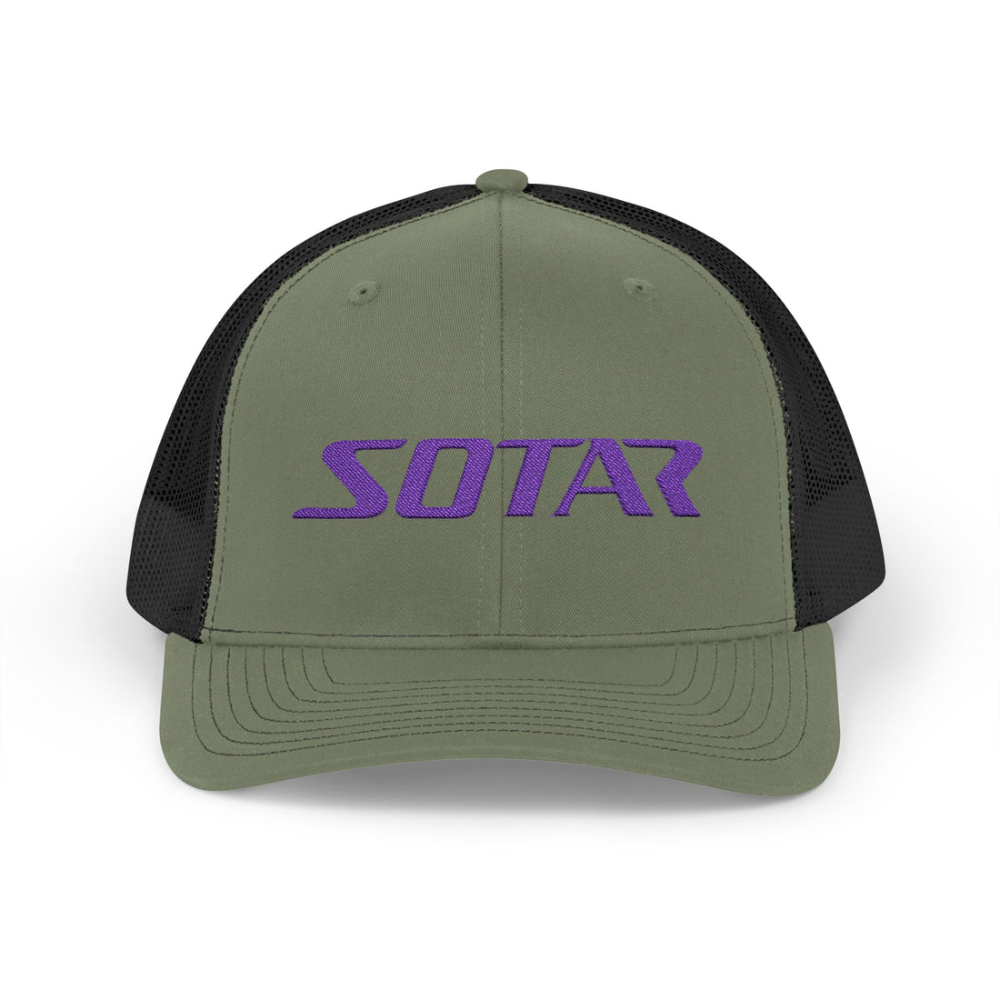 Snapback Trucker Cap - Purple Logo