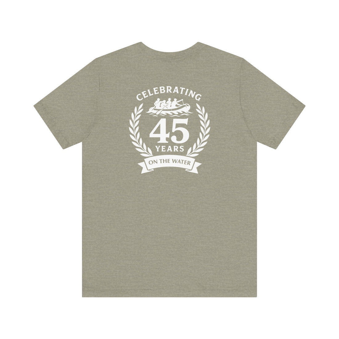 SOTAR White Logo Celebrating 45 Years Unisex Tee, Commemorative Shirt, Whitewater Rafting Anniversary T-Shirt