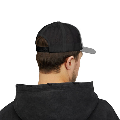 Snapback Trucker Cap -  Red Logo