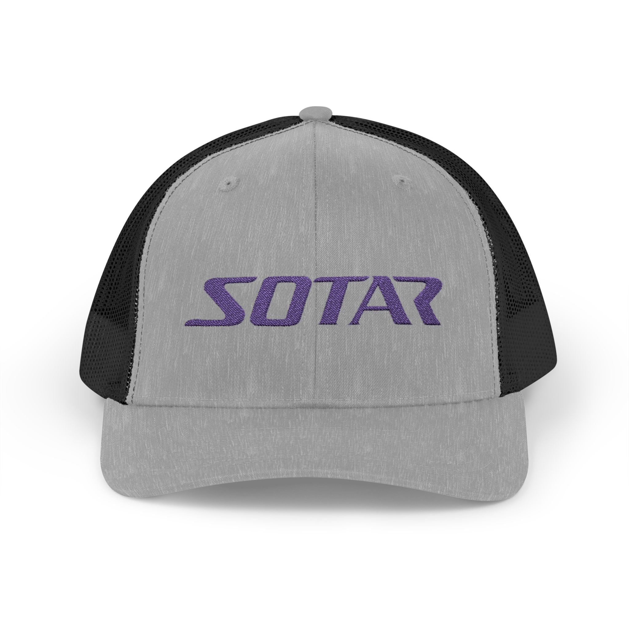 Snapback Trucker Cap - Purple Logo