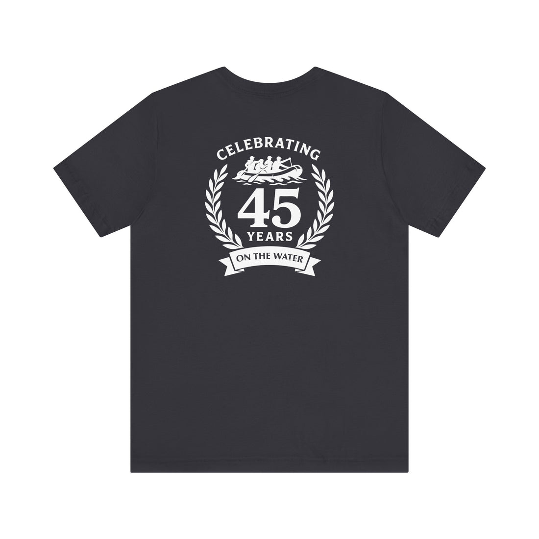 SOTAR White Logo Celebrating 45 Years Unisex Tee, Commemorative Shirt, Whitewater Rafting Anniversary T-Shirt