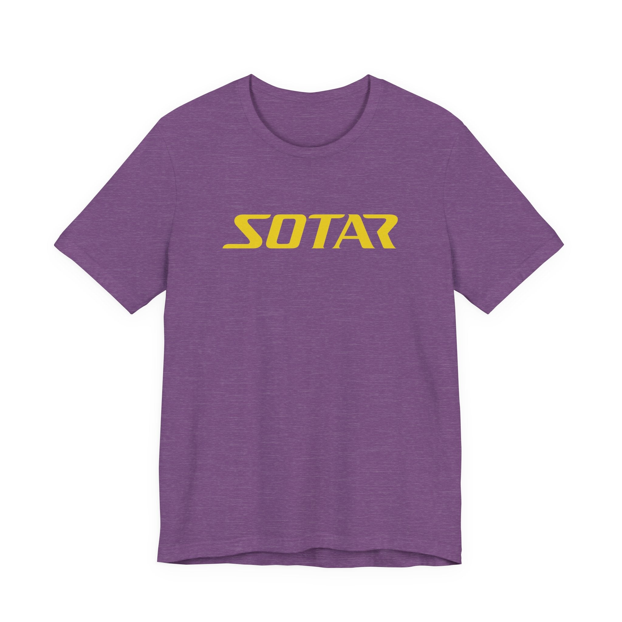 SOTAR Yellow LOGO Graphic Tee - Unisex Casual T-Shirt, Everyday Outdoor