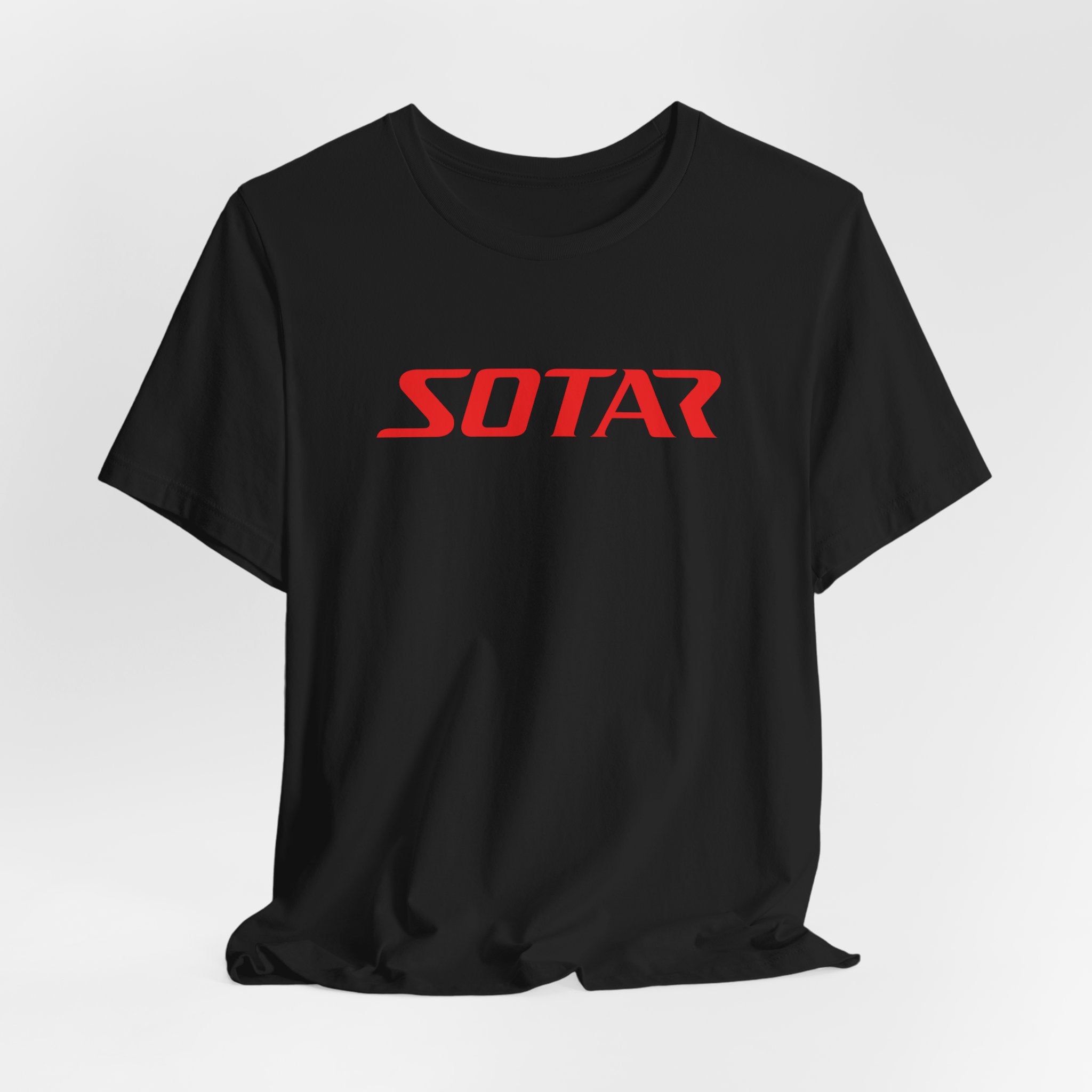 SOTAR Red LOGO Graphic Tee - Unisex Casual T-Shirt, Everyday Outdoor