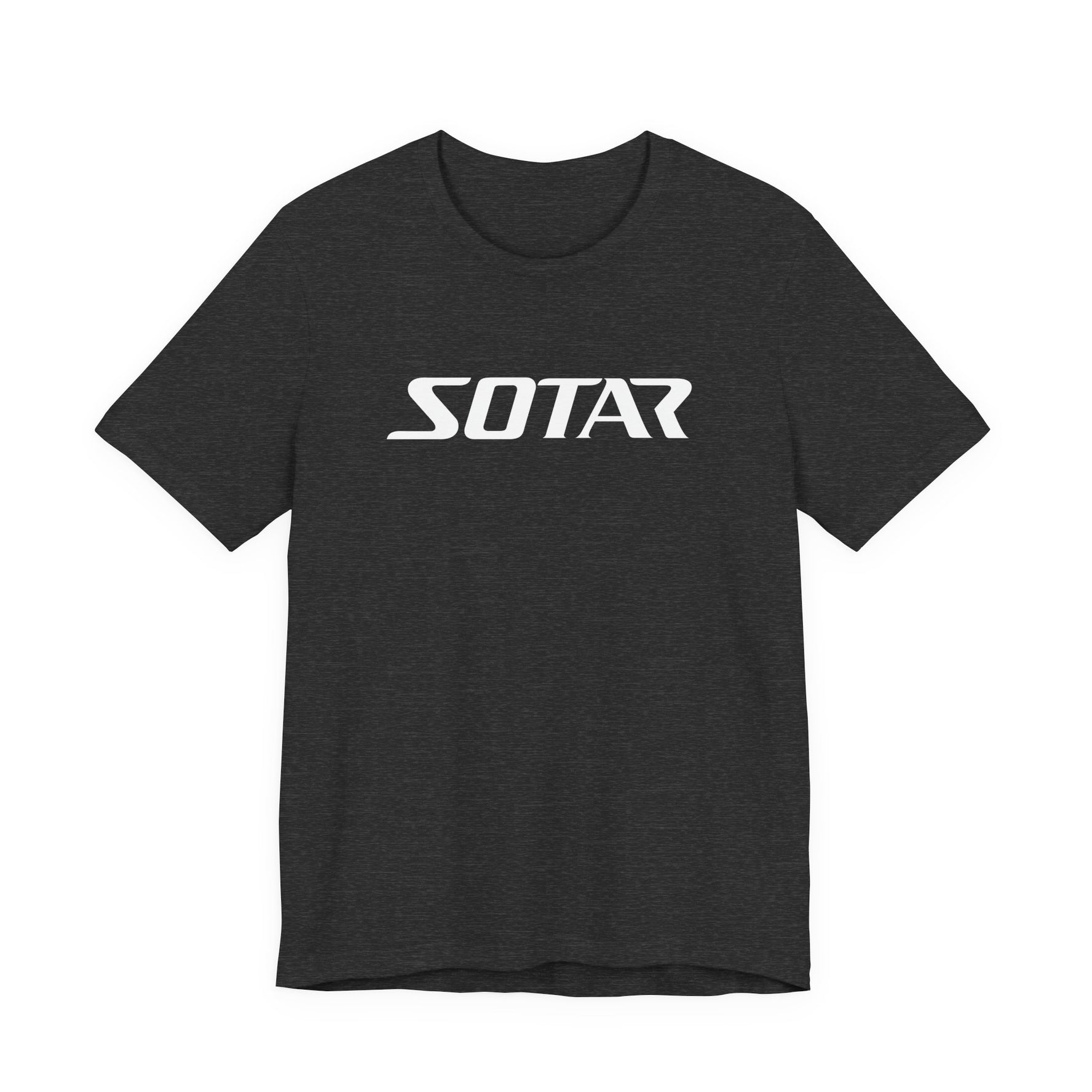 SOTAR White LOGO Graphic Tee - Unisex Casual T-Shirt, Everyday Outdoor