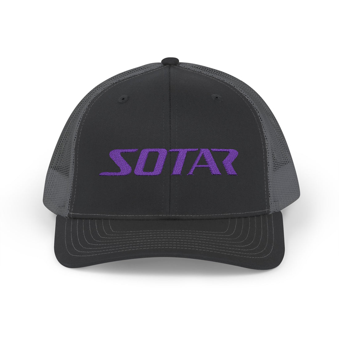 Snapback Trucker Cap - Purple Logo