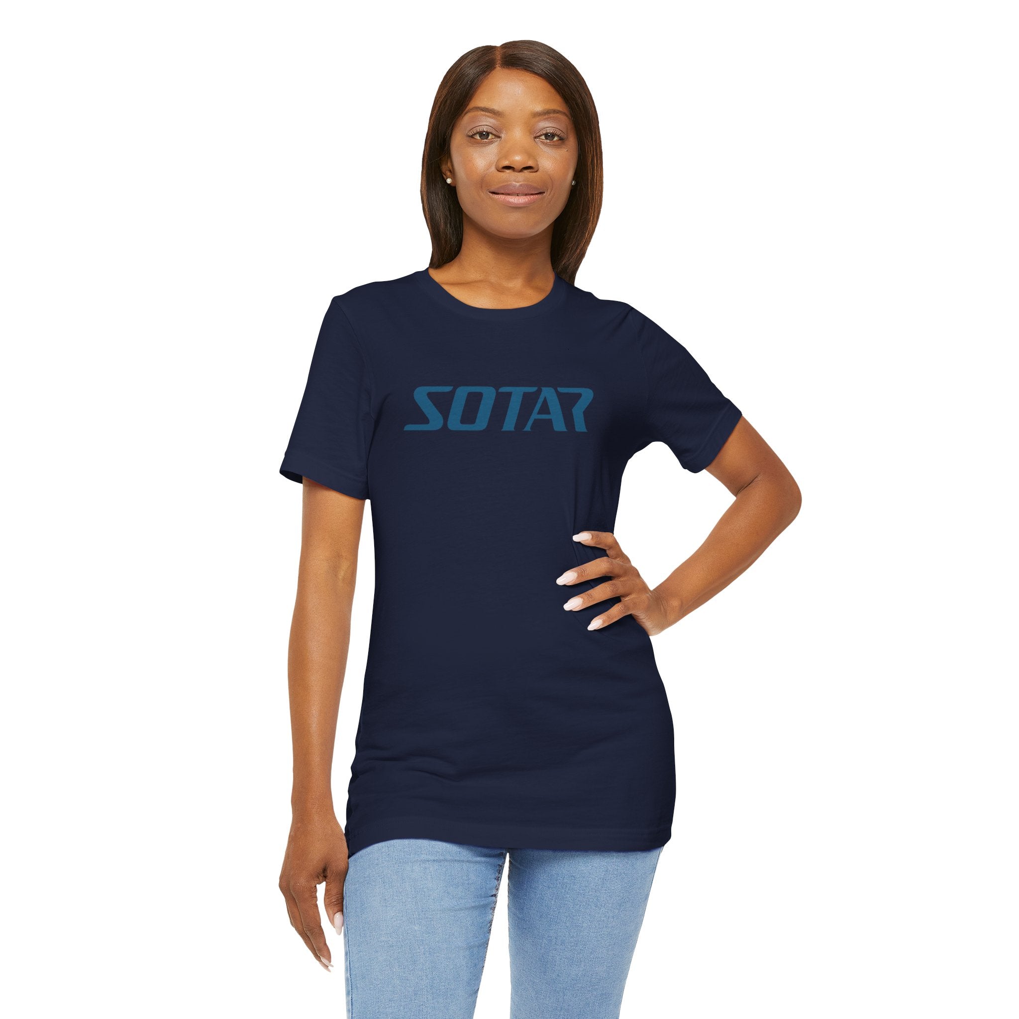 SOTAR Teal LOGO Graphic Tee - Unisex Casual T-Shirt, Everyday Outdoor