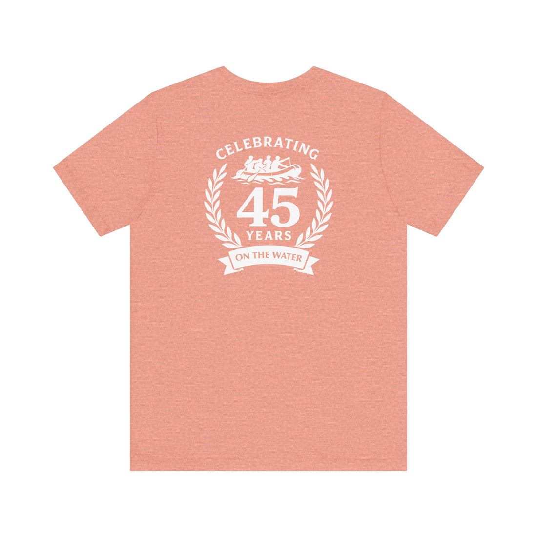 SOTAR White Logo Celebrating 45 Years Unisex Tee, Commemorative Shirt, Whitewater Rafting Anniversary T-Shirt