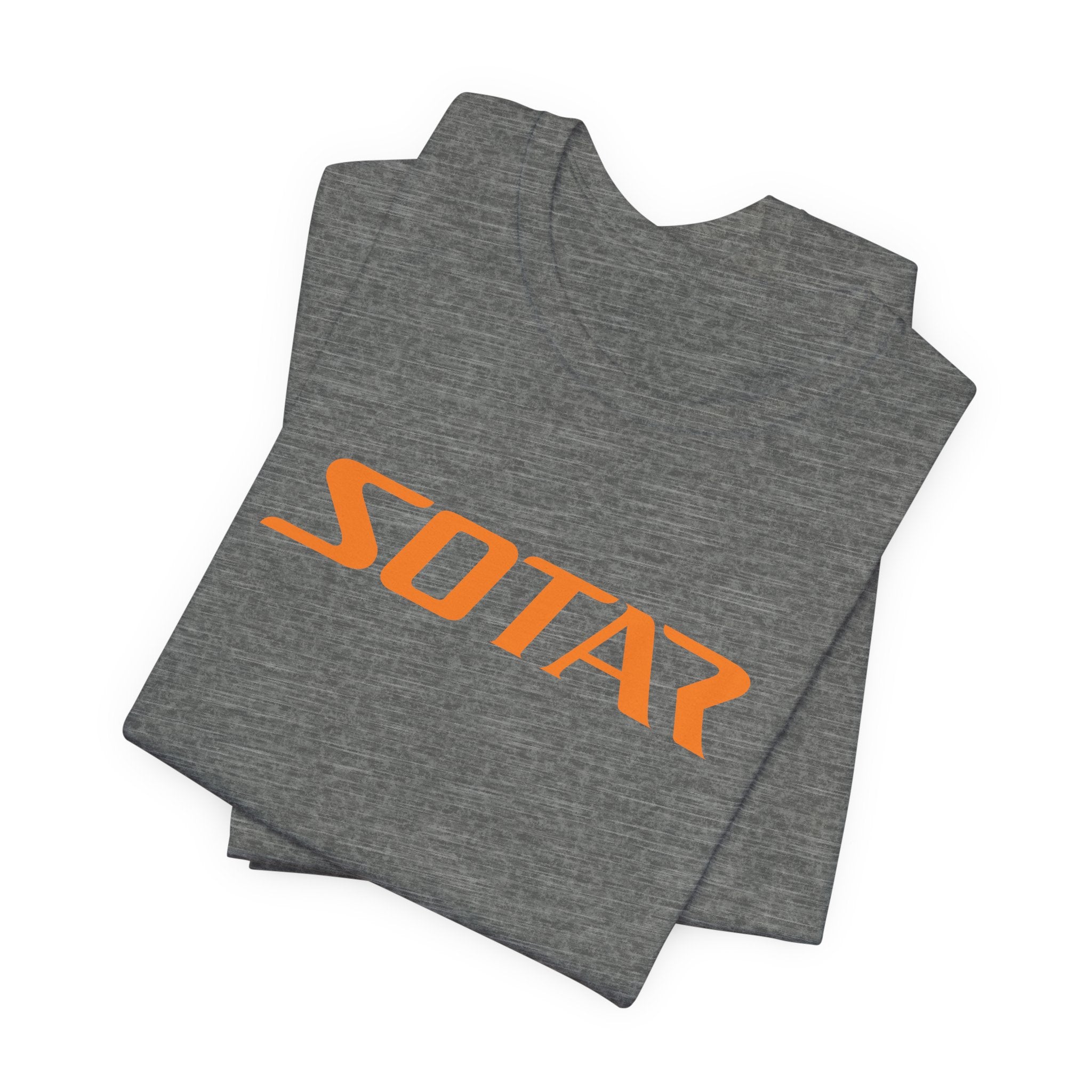 SOTAR Orange LOGO Graphic Tee - Unisex Casual T-Shirt, Everyday Outdoor