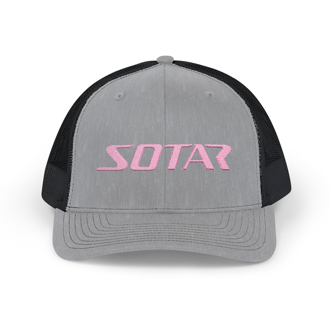 Snapback Trucker Cap - Pink Logo