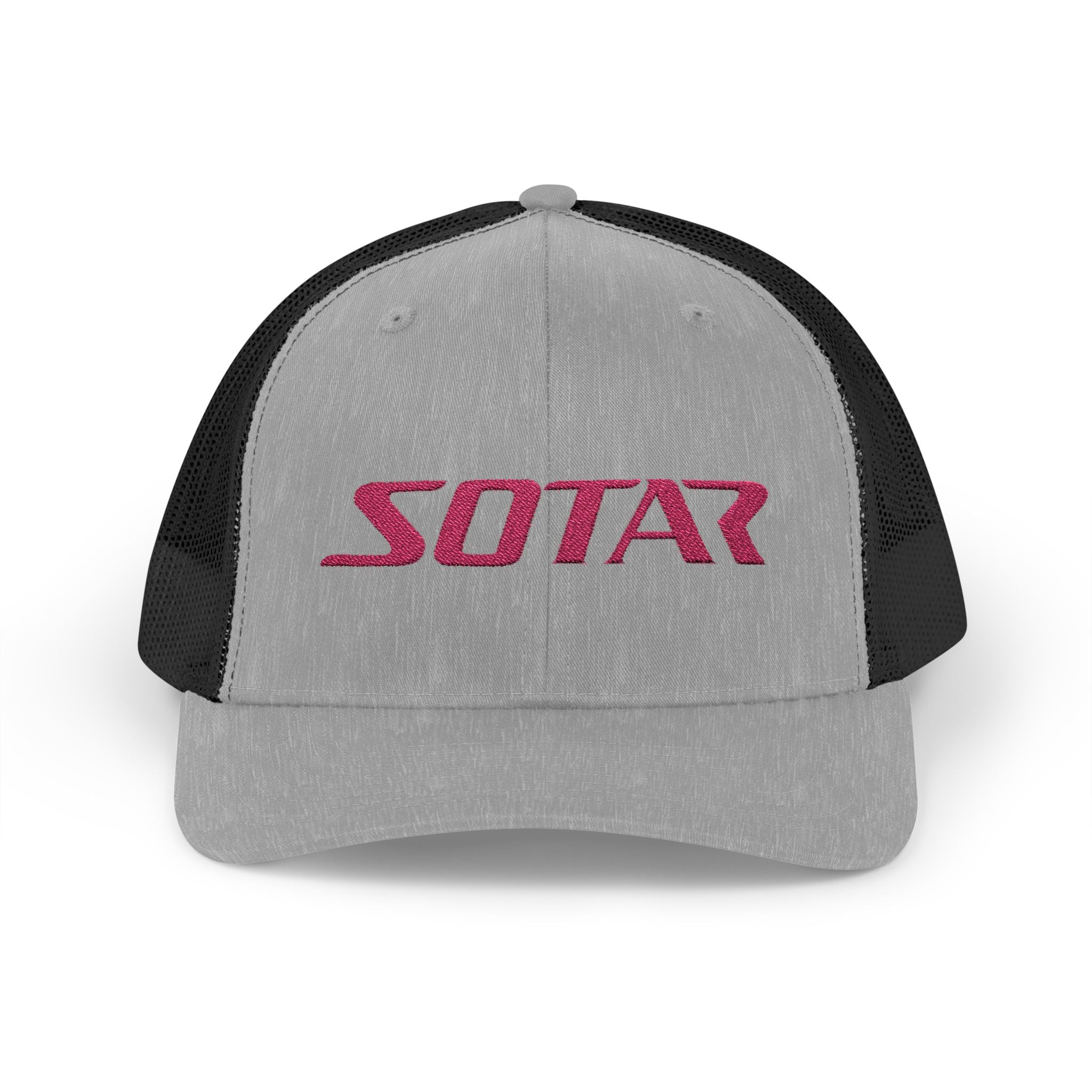 Snapback Trucker Cap - Pink Logo