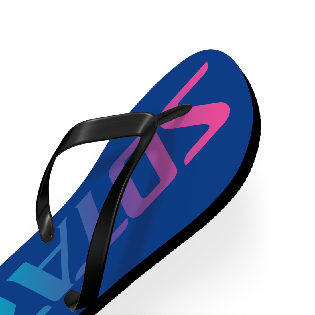 SOTAR Pink Teal Logo Blue Flip Flops Sandals Summer River Water Wear