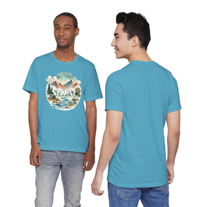 Unisex Short Sleeve Tee - Watercolor 202