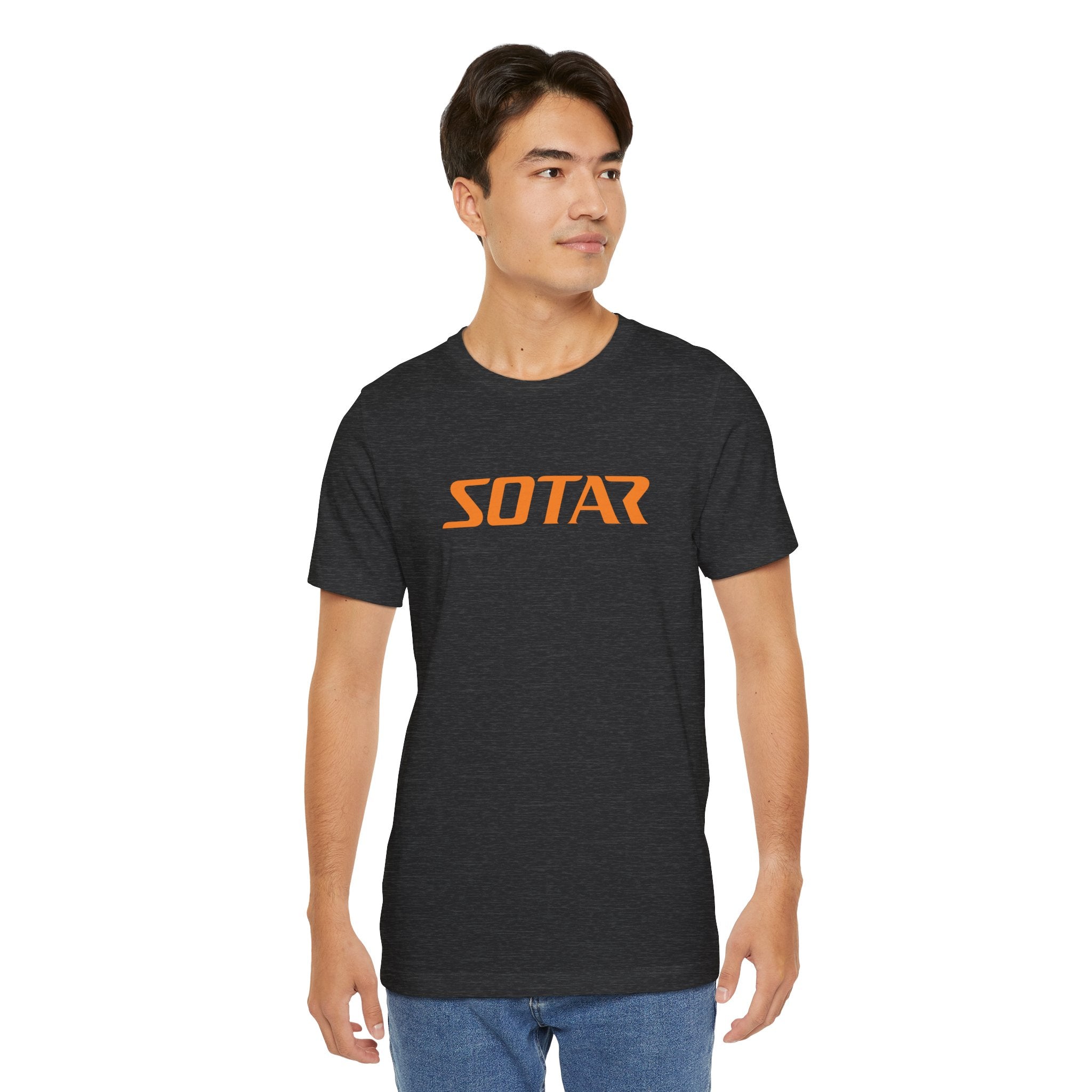 SOTAR Orange LOGO Graphic Tee - Unisex Casual T-Shirt, Everyday Outdoor