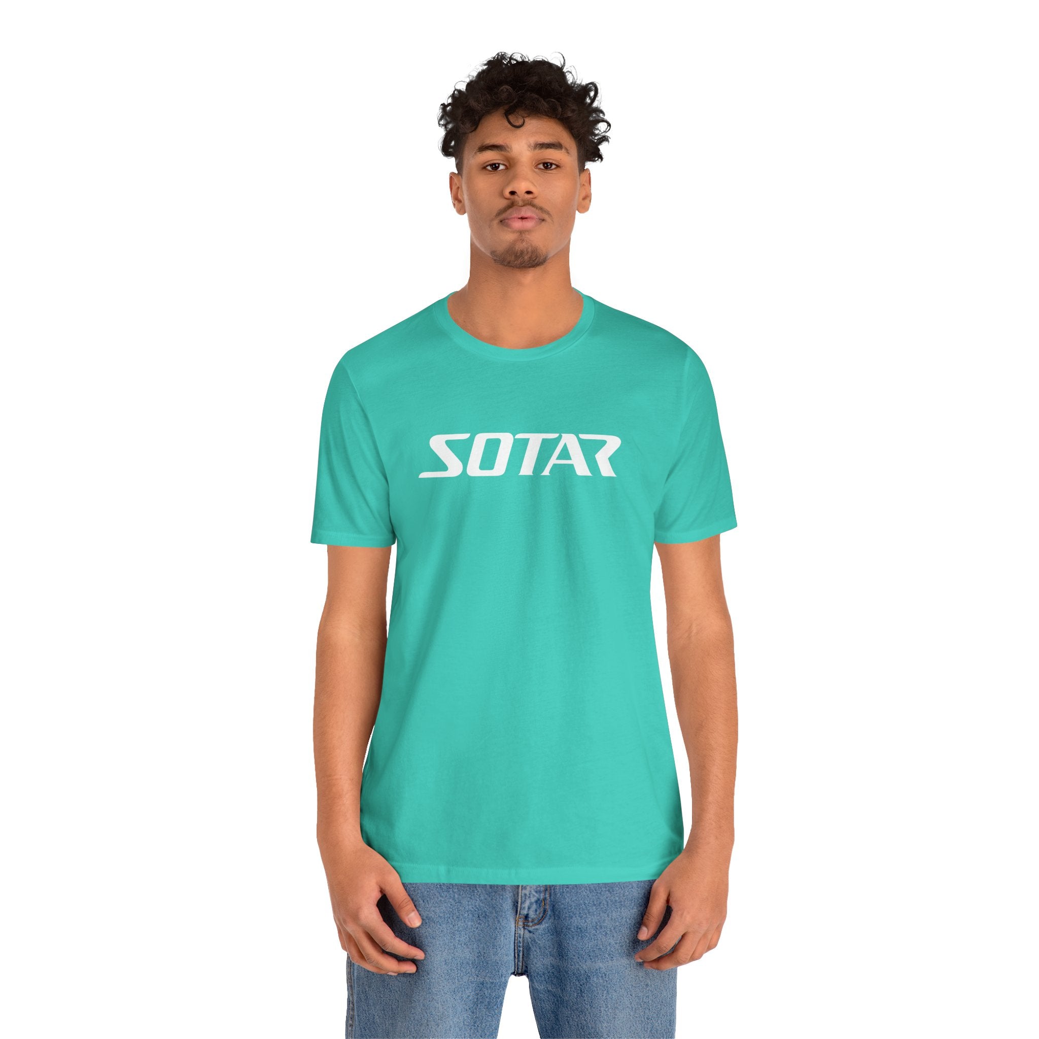 SOTAR White LOGO Graphic Tee - Unisex Casual T-Shirt, Everyday Outdoor