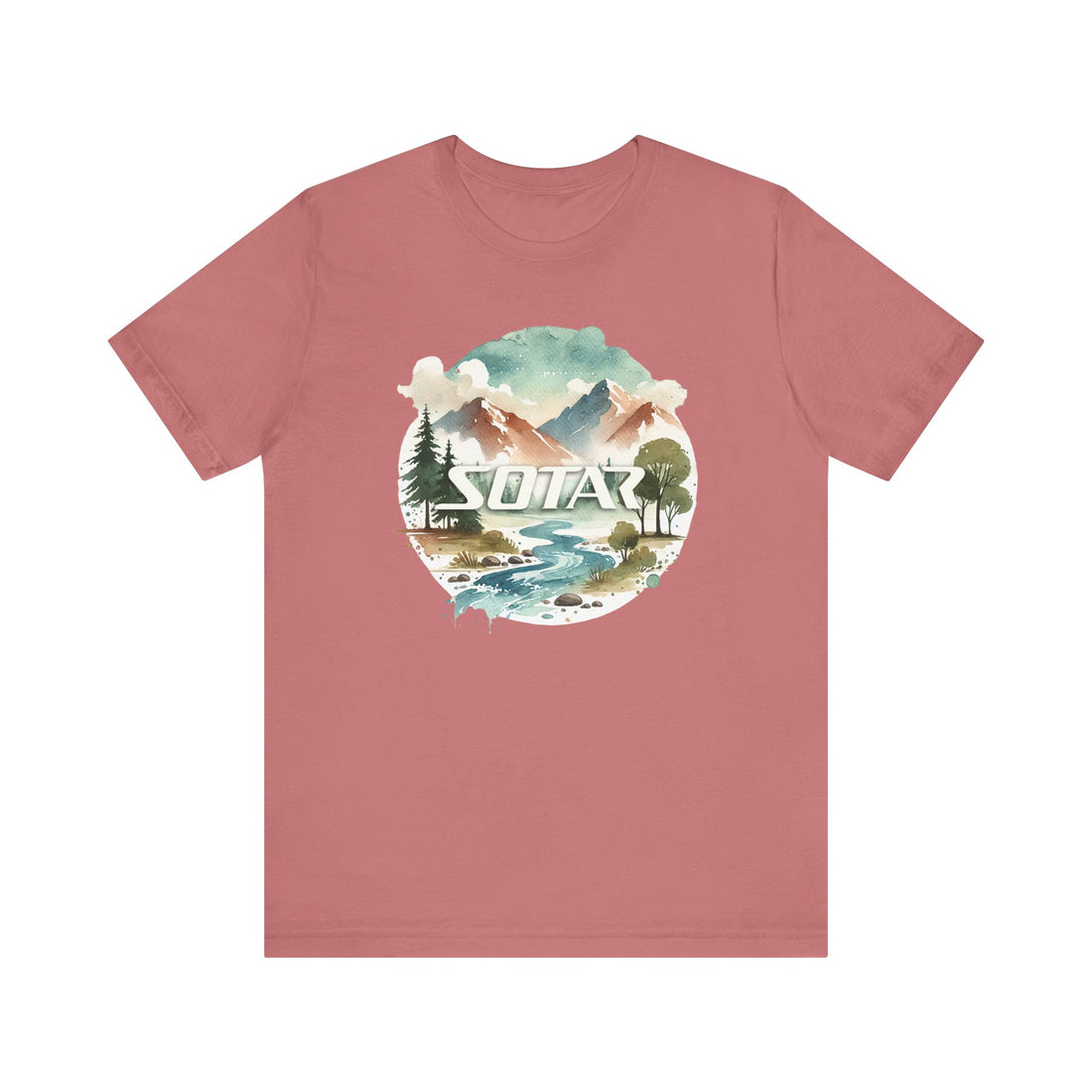 Unisex Short Sleeve Tee - Watercolor 202