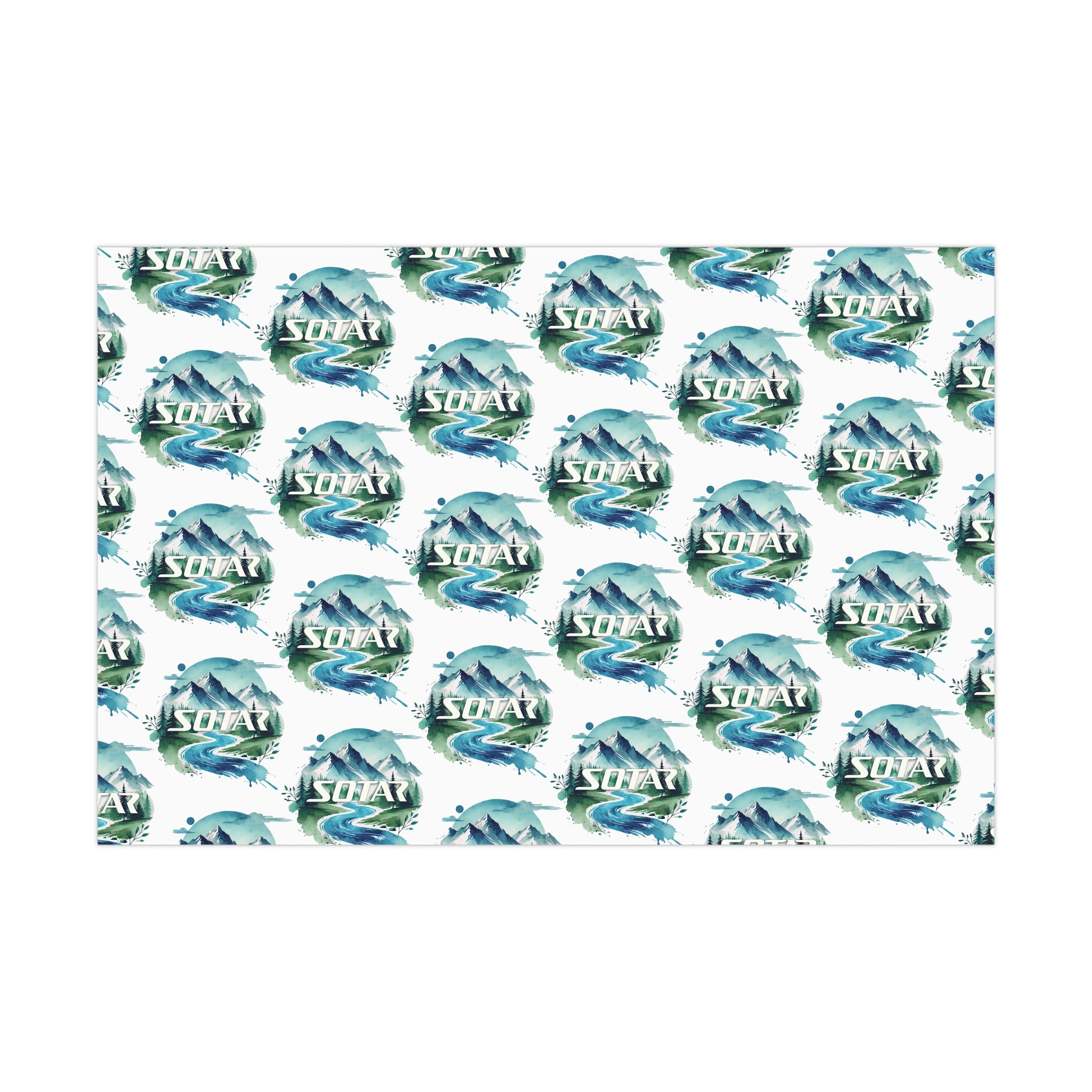 Wrapping Papers for Outdoorsy Folks - Watercolor 201