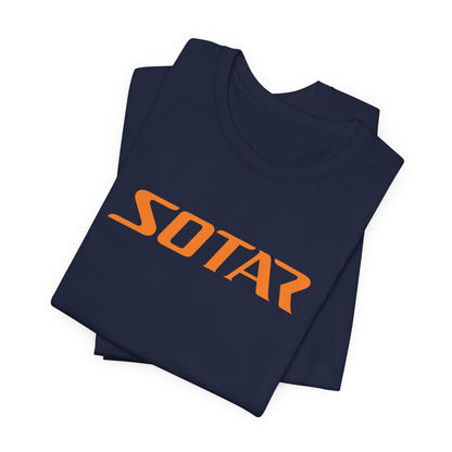 SOTAR Orange LOGO Graphic Tee - Unisex Casual T-Shirt, Everyday Outdoor