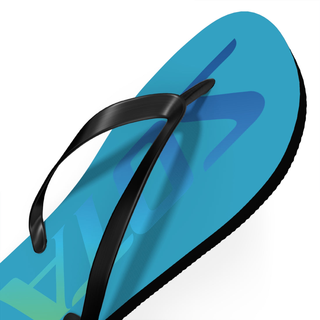 SOTAR Ocean Logo Teal Flip Flops Sandals Summer River Water Wear