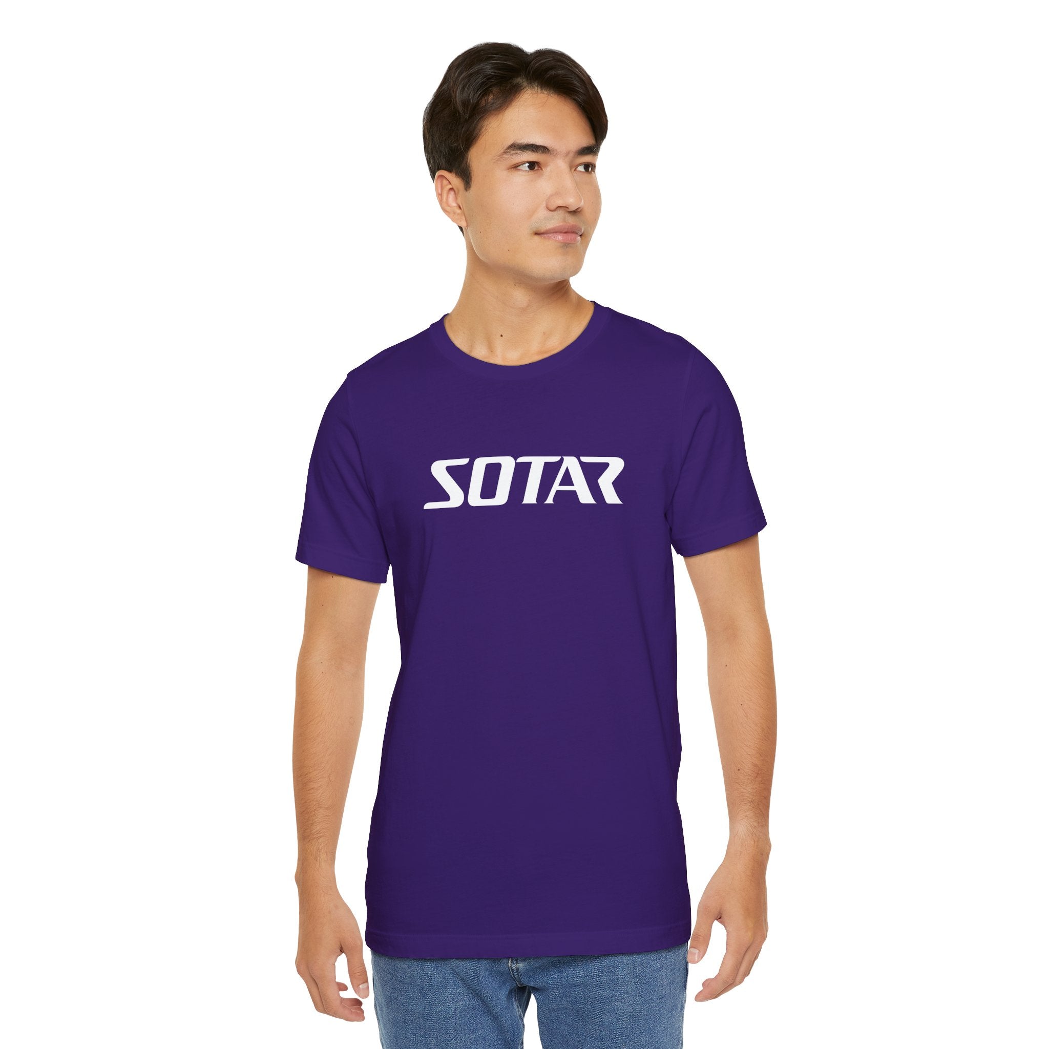 SOTAR White LOGO Graphic Tee - Unisex Casual T-Shirt, Everyday Outdoor