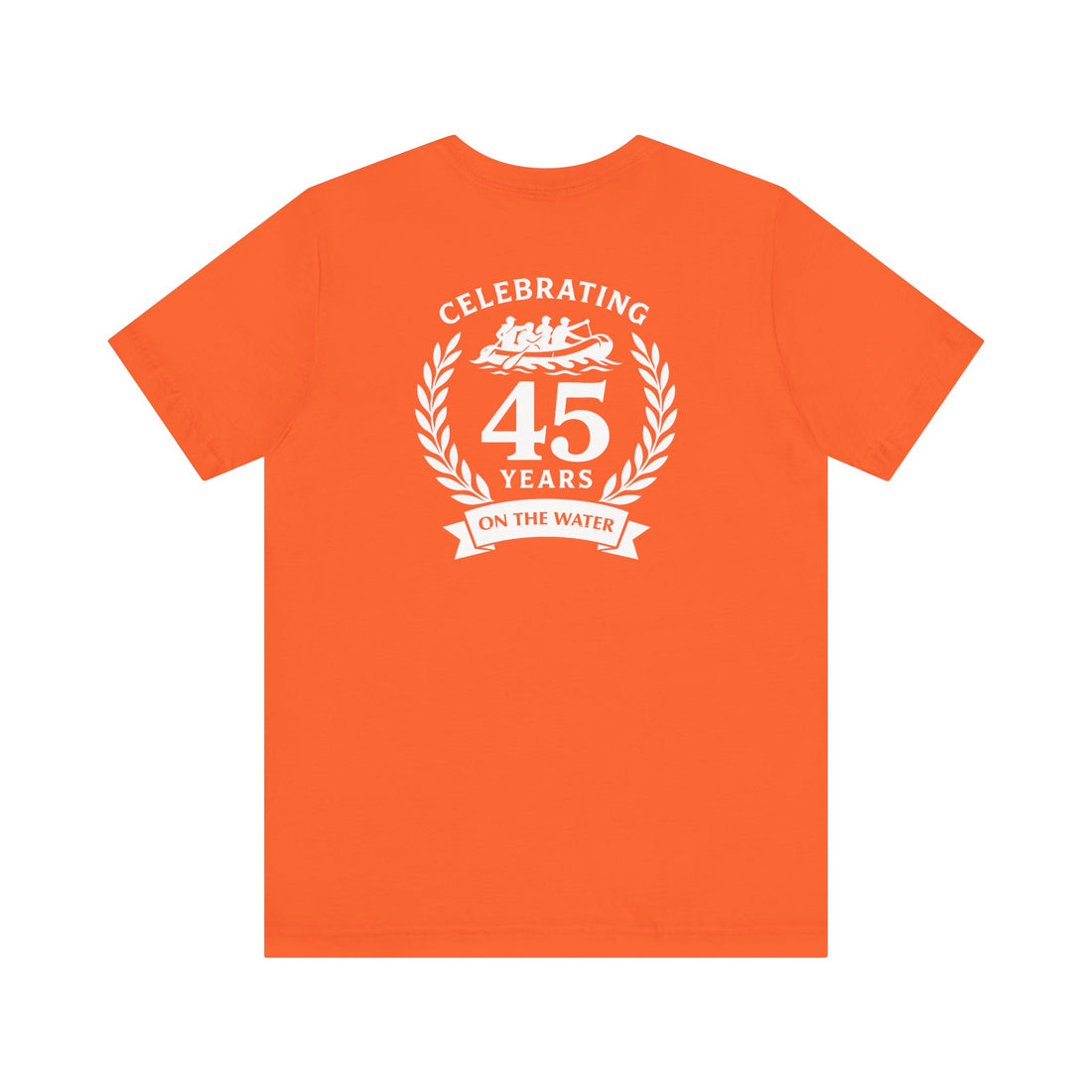SOTAR White Logo Celebrating 45 Years Unisex Tee, Commemorative Shirt, Whitewater Rafting Anniversary T-Shirt