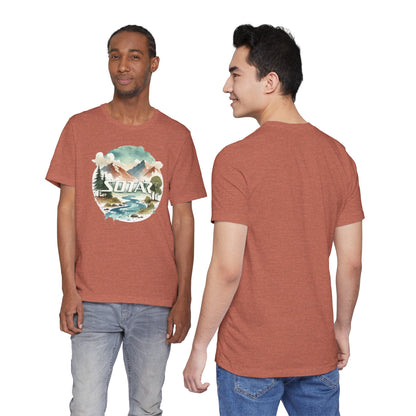 Unisex Short Sleeve Tee - Watercolor 202
