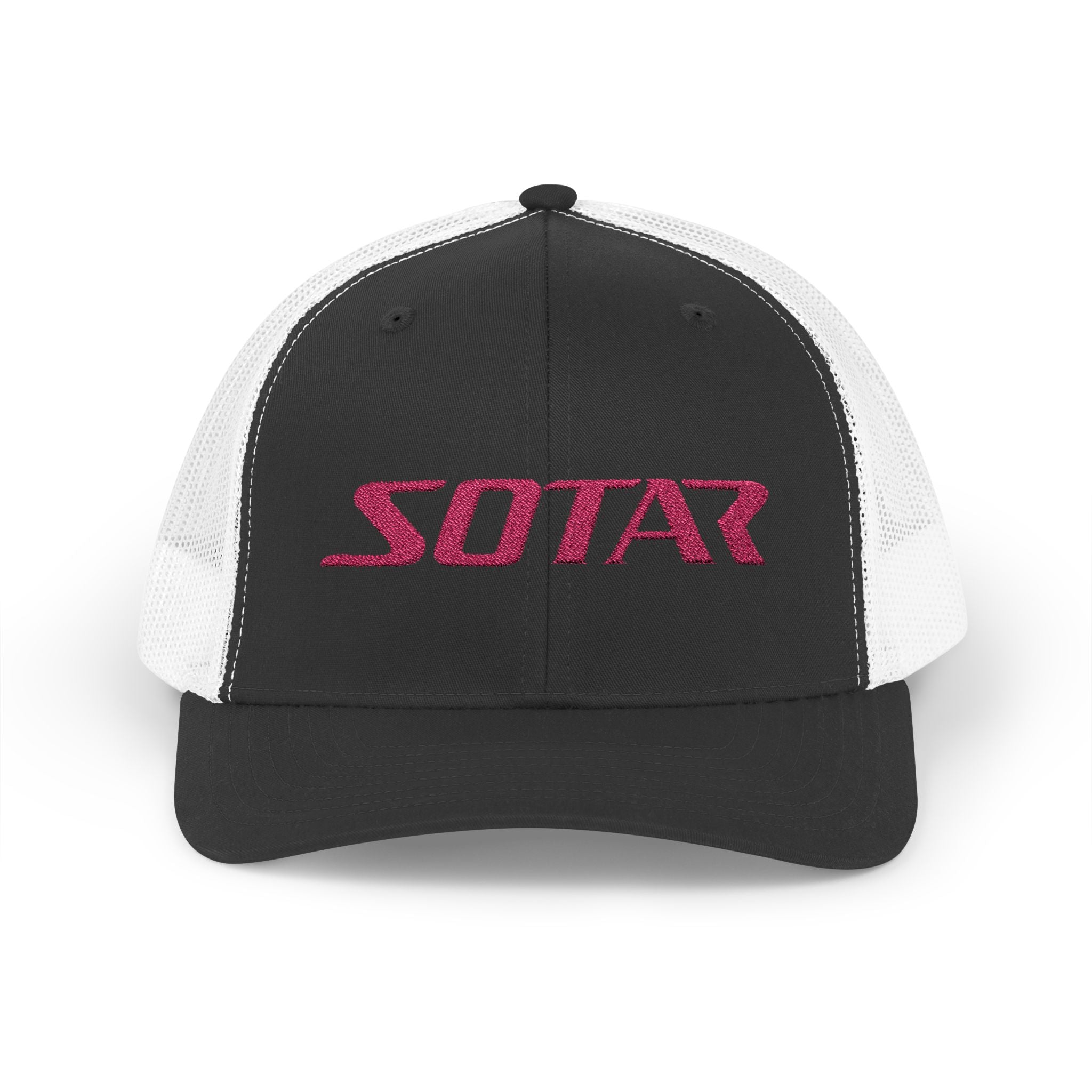 Snapback Trucker Cap - Pink Logo