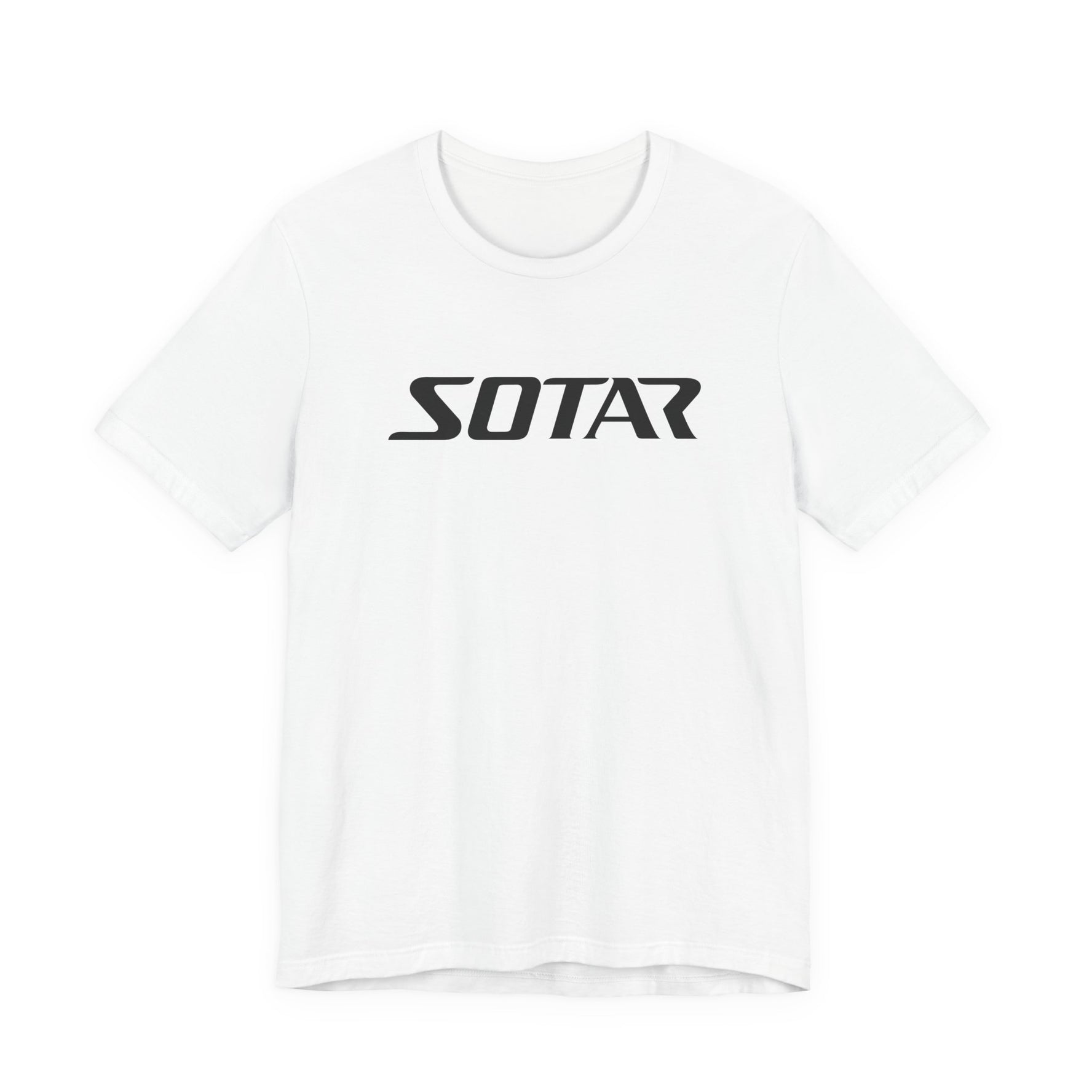 SOTAR Black LOGO Graphic Tee - Unisex Casual T-Shirt, Everyday Outdoor