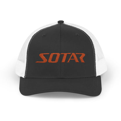 Snapback Trucker Cap - Orange Logo