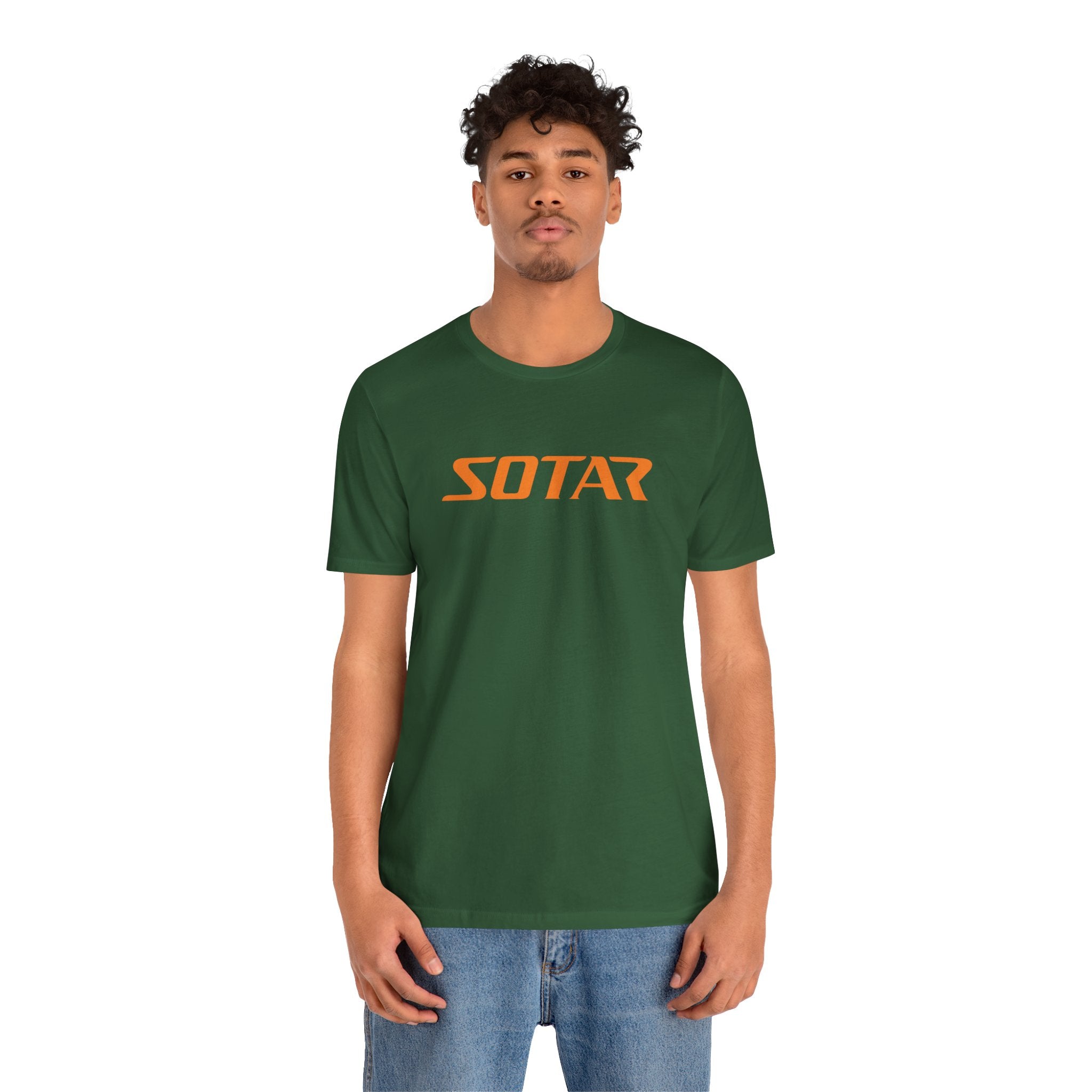 SOTAR Orange LOGO Graphic Tee - Unisex Casual T-Shirt, Everyday Outdoor