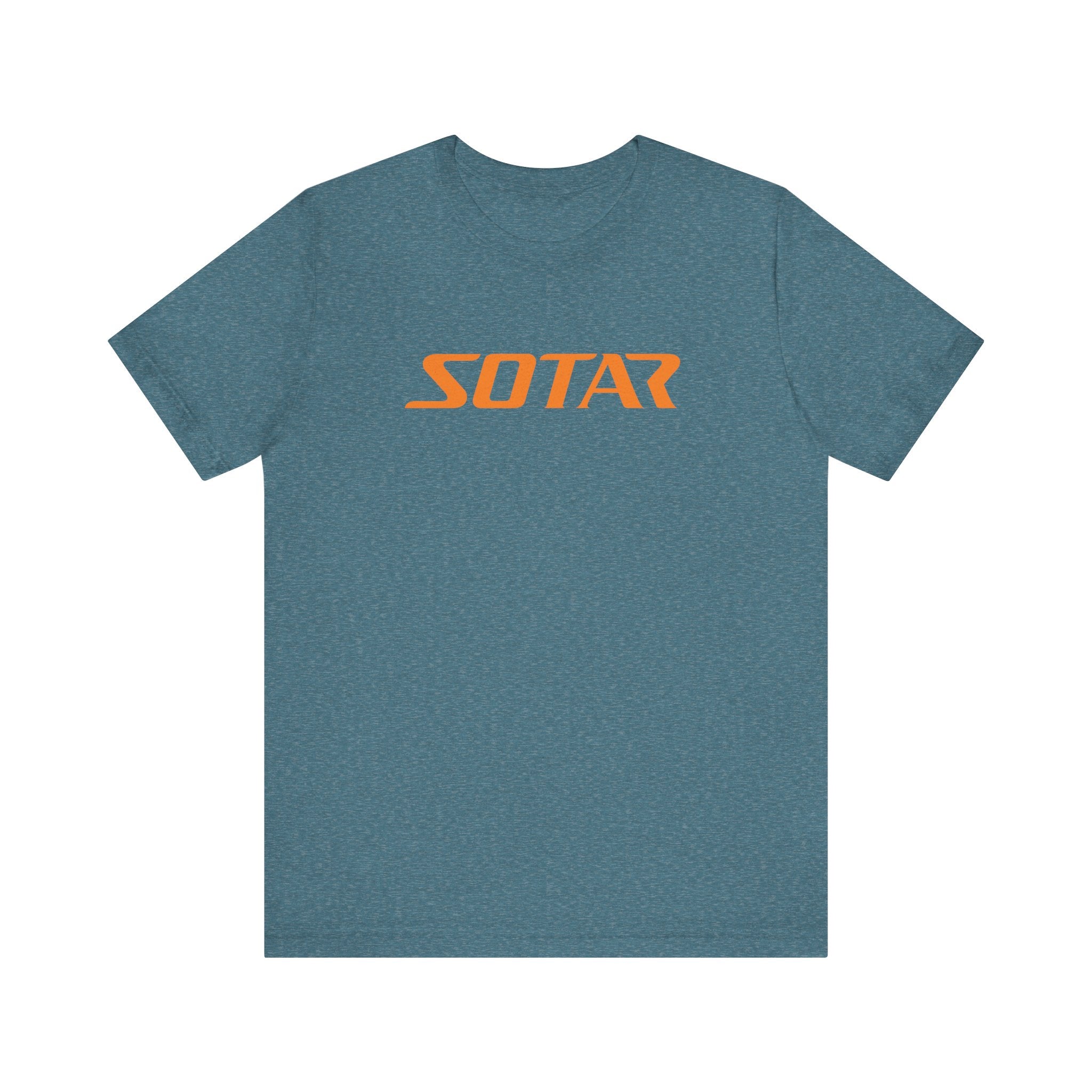 SOTAR Orange LOGO Graphic Tee - Unisex Casual T-Shirt, Everyday Outdoor