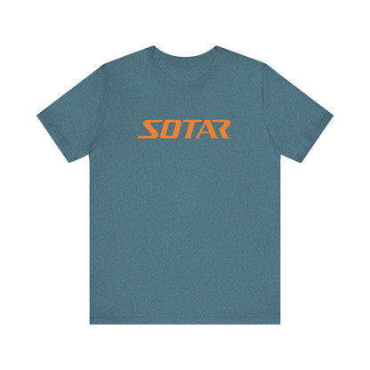 SOTAR Orange LOGO Graphic Tee - Unisex Casual T-Shirt, Everyday Outdoor